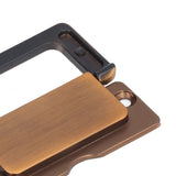 Recessed Door Handle Simple Matte Retro Free Punch Drawer Wardrobe Cabinet Door Concealed Handle