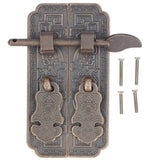 Cabinet Faceplate Brass Material Bronze Auspicious Bat Pattern Retro Chinese Cabinet Handles for Wardrobes