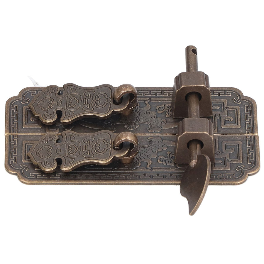 Cabinet Faceplate Brass Material Bronze Auspicious Bat Pattern Retro Chinese Cabinet Handles for Wardrobes