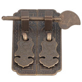 Cabinet Faceplate Brass Material Bronze Auspicious Bat Pattern Retro Chinese Cabinet Handles for Wardrobes - Extra Image