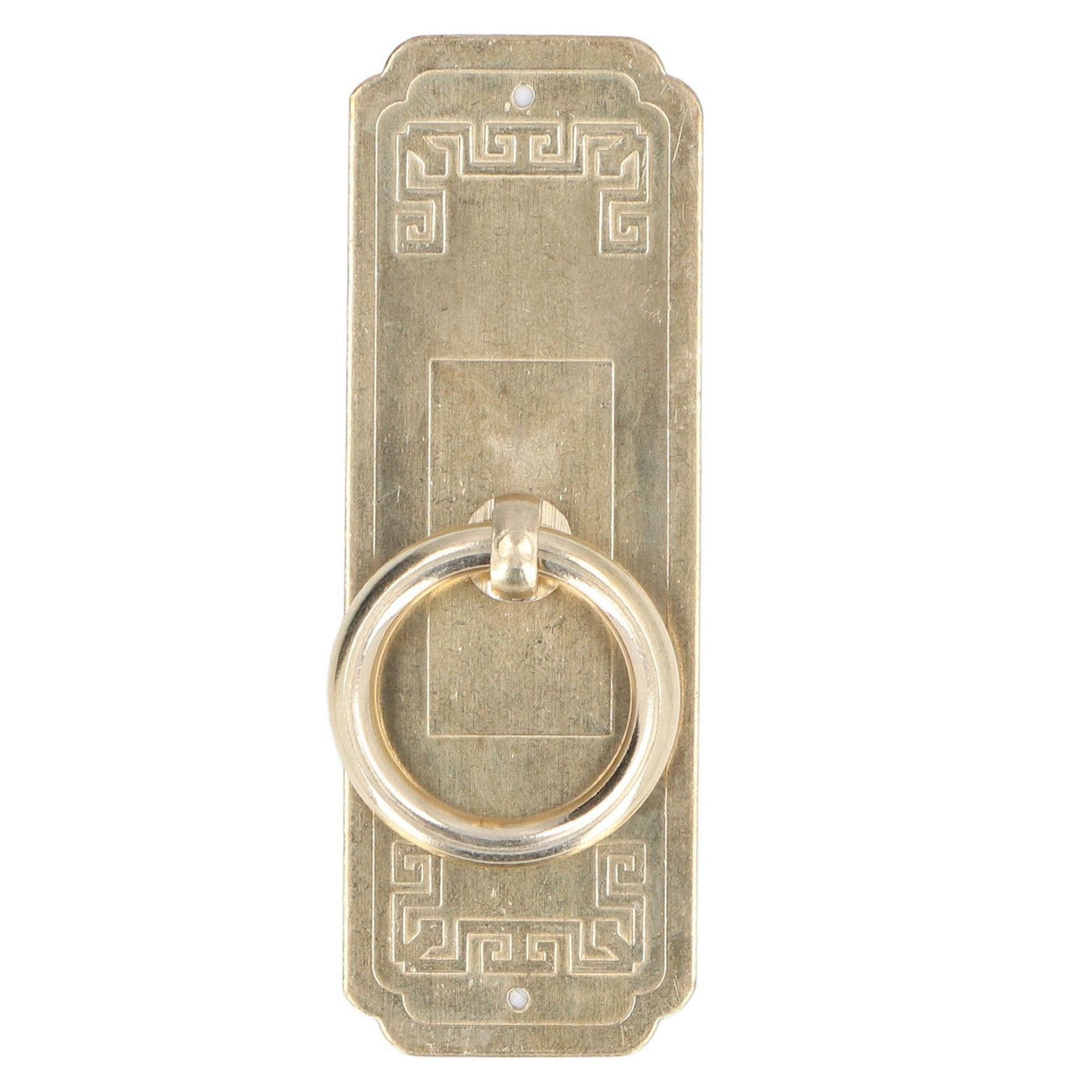 Cabinet Door Handle Chinese Furniture Antique Pattern Pure Copper Cabinet Doors Window Retro HandleLength 10cm