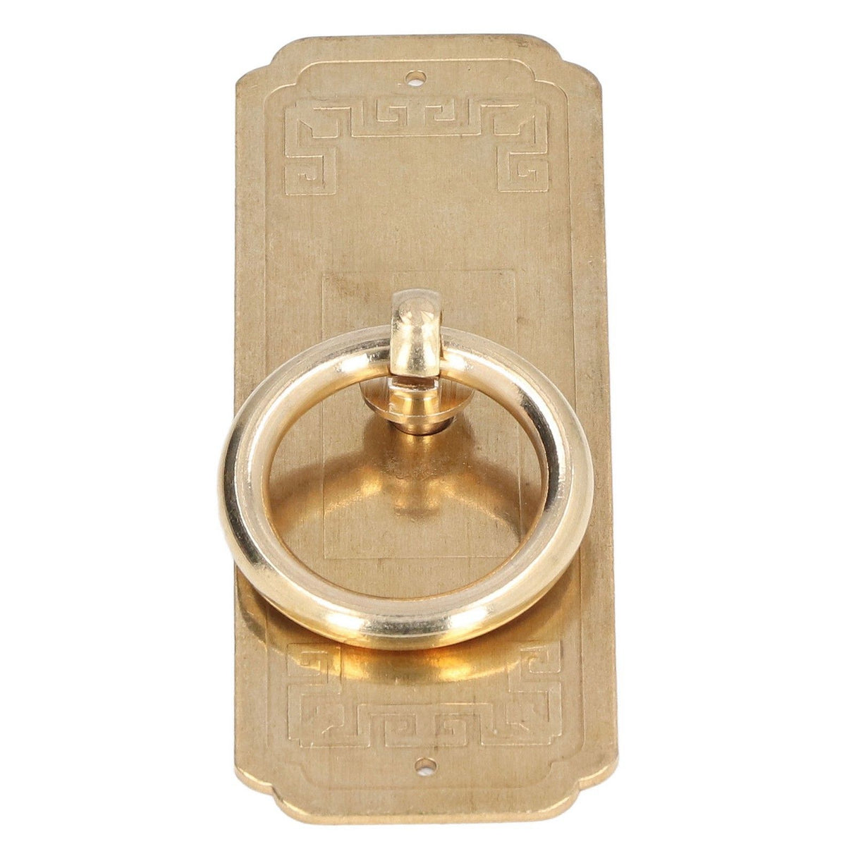 Cabinet Door Handle Chinese Furniture Antique Pattern Pure Copper Cabinet Doors Window Retro HandleLength 10cm
