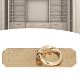 Cabinet Door Handle Chinese Furniture Antique Pattern Pure Copper Cabinet Doors Window Retro HandleLength 10cm