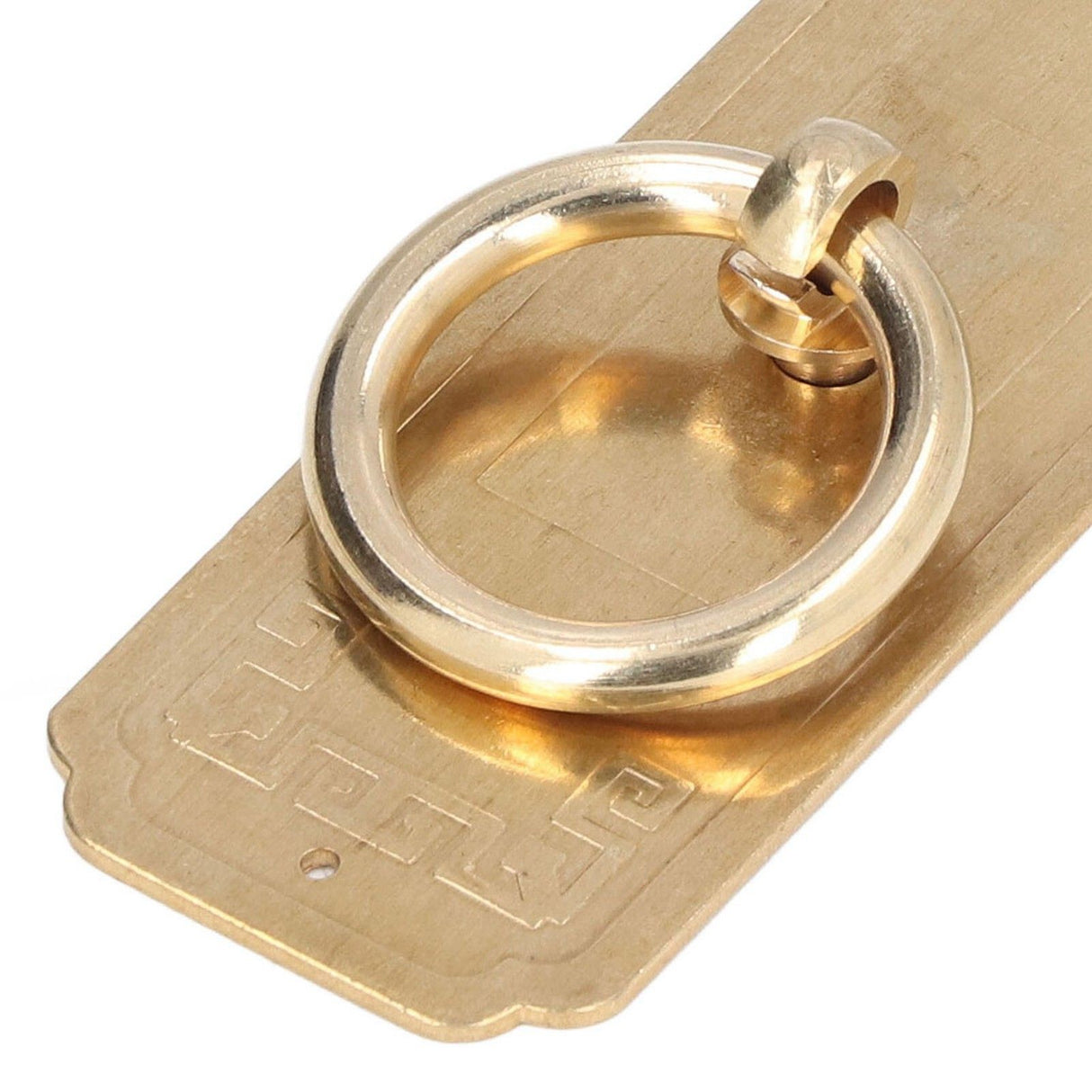 Cabinet Door Handle Chinese Furniture Antique Pattern Pure Copper Cabinet Doors Window Retro HandleLength 10cm