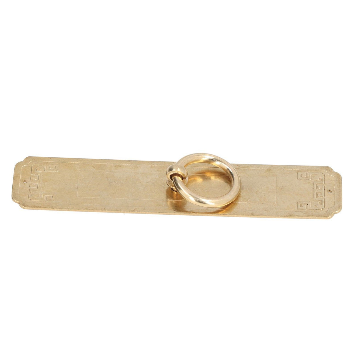Cabinet Door Handle Chinese Furniture Antique Pattern Pure Copper Cabinet Doors Window Retro HandleLength 16cm