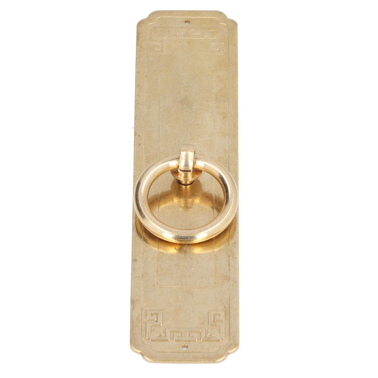 Cabinet Door Handle Chinese Furniture Antique Pattern Pure Copper Cabinet Doors Window Retro HandleLength 16cm