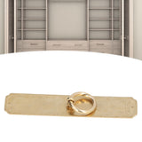 Cabinet Door Handle Chinese Furniture Antique Pattern Pure Copper Cabinet Doors Window Retro HandleLength 16cm - Extra Image