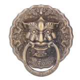 Door Knocker Brass Material 2 Sided Installation Heavy Duty Pull Bronze Chinese Antique Door Pull Ring for Double Door