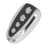 Garage Door Remote Control Opener 433MHz 4 Buttons Anti Theft with Key Chain for Curtain Doors Security System - 45-Degree Angle