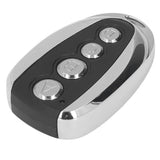 Garage Door Remote Control Opener 433MHz 4 Buttons Anti Theft with Key Chain for Curtain Doors Security System - Low Angle