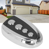 Garage Door Remote Control Opener 433MHz 4 Buttons Anti Theft with Key Chain for Curtain Doors Security System