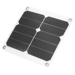 15W Solar Panels USB High Conversion Efficiency Light 5V Portable Solar Power Bank for Camping Hiking Biking