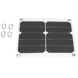 15W Solar Panels USB High Conversion Efficiency Light 5V Portable Solar Power Bank for Camping Hiking Biking - Extra Image