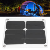 15W Solar Panels USB High Conversion Efficiency Light 5V Portable Solar Power Bank for Camping Hiking Biking - Extra Image