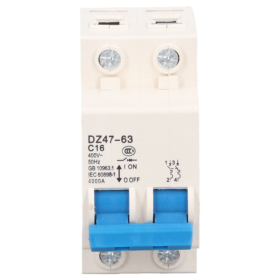 2P Miniature Circuit Breaker Multiple Protection Functions High Safety 16A 220V Circuit Leakage Breaker for Electricity