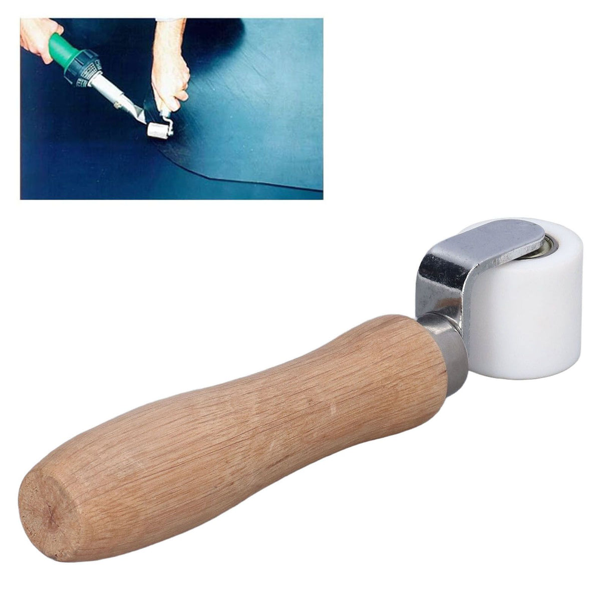 Seam Roller Heat Resistant 2 Way Bearing 28mm / 1.1in Width Handheld Pressure Roller