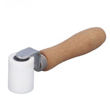 40mm/1.6in Silicone Seam Roller High Temperature Resistance Seam Hand Pressure Roller for Welding - Rear View