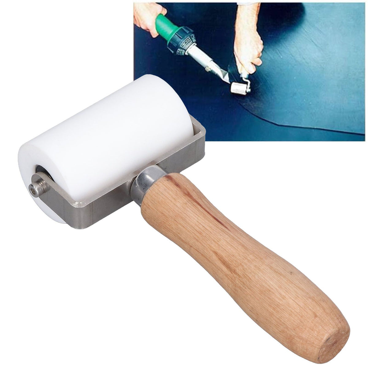 Silicone Seam Roller Approx 2.8in Detachable Structure Double Direction Bearing Waterproof Durable Seam Roller