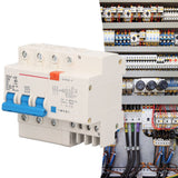 Circuit Breaker 3P 63A 220V Overload Short Circuit Leakage Protection Residual Current Circuit Breaker for 50/60Hz - Extra Image