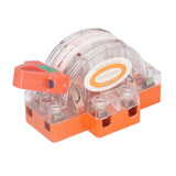 Transparent Knife Switch 2P 32A Double Pole Against Electric Shock Safety Knife Switch with Indicator for Generator - Front View