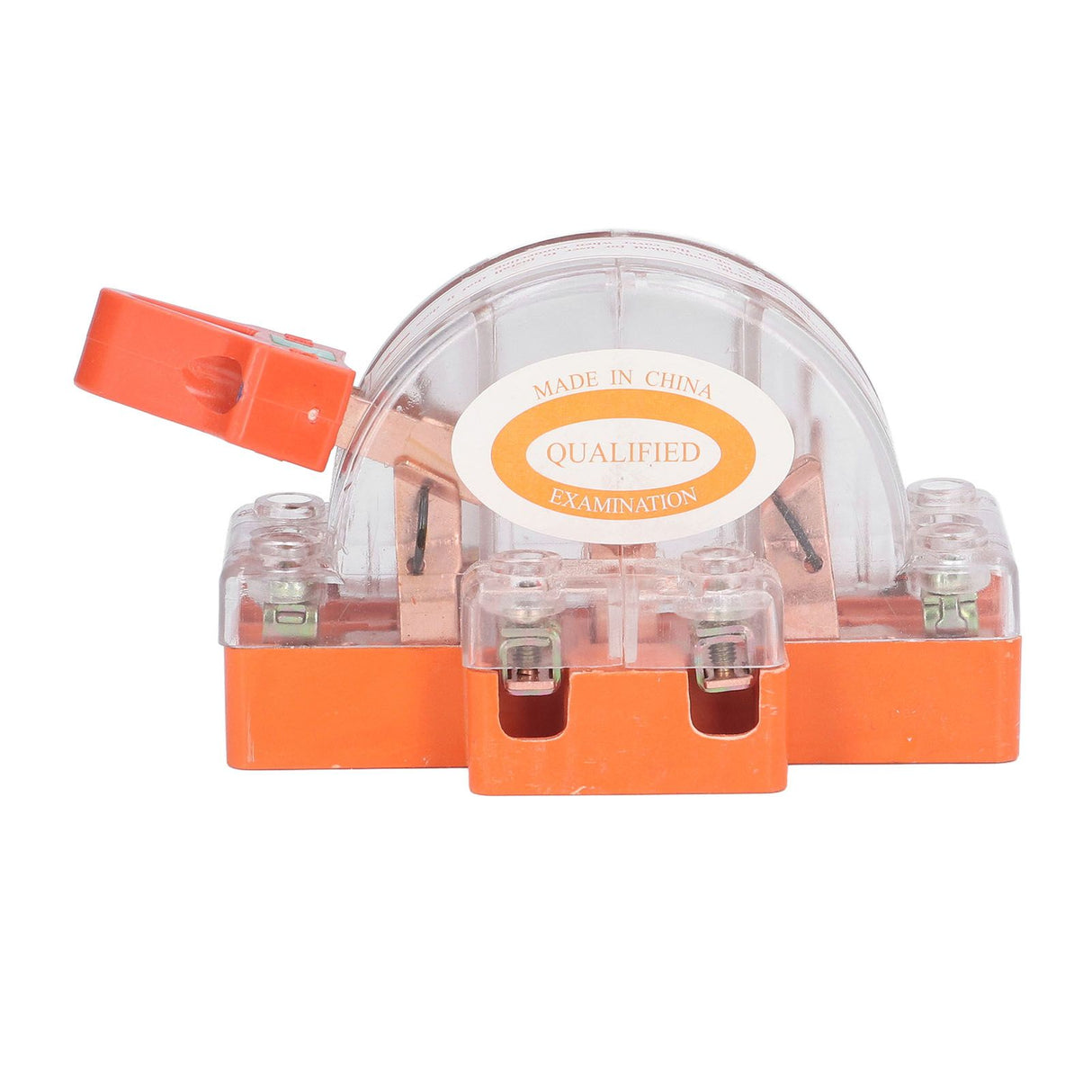 Transparent Knife Switch 2P 32A Double Pole Against Electric Shock Safety Knife Switch with Indicator for Generator