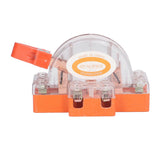 Transparent Knife Switch 2P 32A Double Pole Against Electric Shock Safety Knife Switch with Indicator for Generator