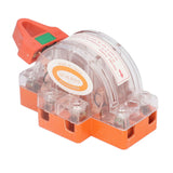 Transparent Knife Switch 2P 32A Double Pole Against Electric Shock Safety Knife Switch with Indicator for Generator - Rear View