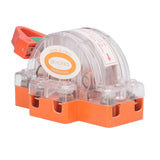 Transparent Knife Switch 2P 32A Double Pole Against Electric Shock Safety Knife Switch with Indicator for Generator