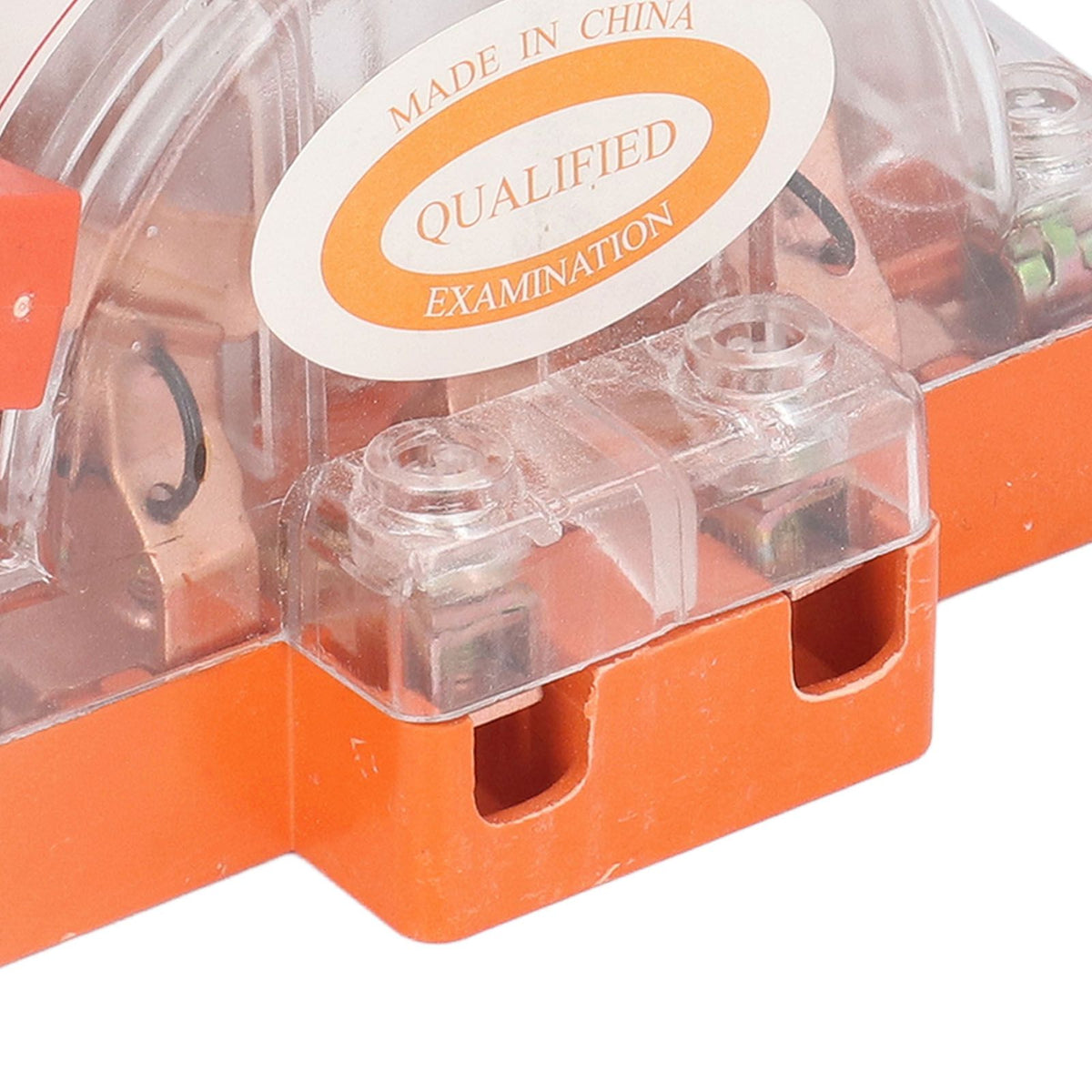 Transparent Knife Switch 2P 32A Double Pole Against Electric Shock Safety Knife Switch with Indicator for Generator