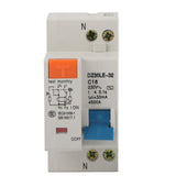 Circuit Breaker 1P 16A 220V Overload Short Circuit Leakage Protection Residual Current Circuit Breaker for 50/60Hz