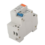 Circuit Breaker 1P 16A 220V Overload Short Circuit Leakage Protection Residual Current Circuit Breaker for 50/60Hz - Top-Down View