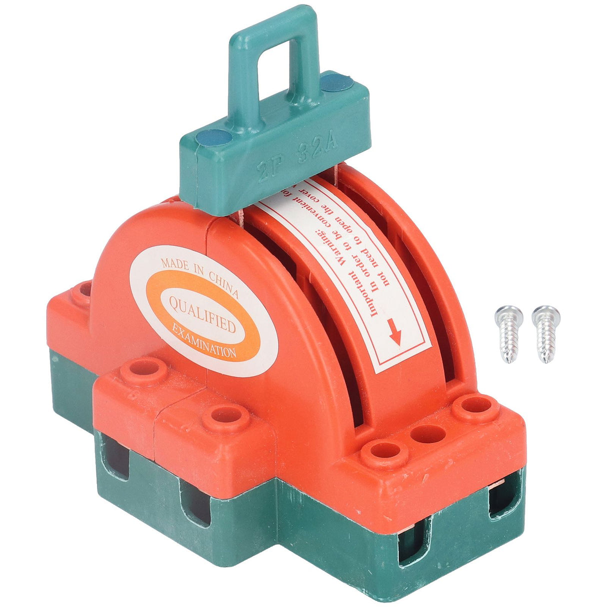 Knife Switch 32A 2 Pole Double Throw Firm Connection Strong Performance Home Appliances Knife Switch