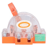 Knife Switch 2P 63A Pure Copper LED Bidirectional Dual Throw with Transparent Shell for Home Appliances AC220V