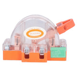 Knife Switch 2P 63A Pure Copper LED Bidirectional Dual Throw with Transparent Shell for Home Appliances AC220V