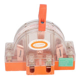 Double Pole Knife Switch Transparent Shell 2P 100A Safety Knife Switch with LED Indicator for Generator Power Switches