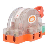 Double Pole Knife Switch Transparent Shell 2P 100A Safety Knife Switch with LED Indicator for Generator Power Switches