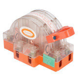 Double Pole Knife Switch Transparent Shell 2P 100A Safety Knife Switch with LED Indicator for Generator Power Switches
