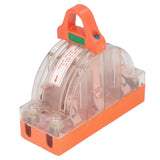 Double Pole Knife Switch Transparent Shell 2P 100A Safety Knife Switch with LED Indicator for Generator Power Switches - Extra Image