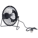 Polysilicon Solar Panel Fan Small Portable USB Solar Powered Fan for Travel Fishing Picnic 3W 6V - Rear View