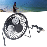 Polysilicon Solar Panel Fan Small Portable USB Solar Powered Fan for Travel Fishing Picnic 3W 6V - Extra Image