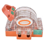 AC 380V 32A 3 Pole Knife Switch with LED Indicator Copper Transparent Shell Double Throw Disconnect Knife Switch