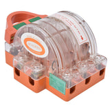 AC 380V 32A 3 Pole Knife Switch with LED Indicator Copper Transparent Shell Double Throw Disconnect Knife Switch
