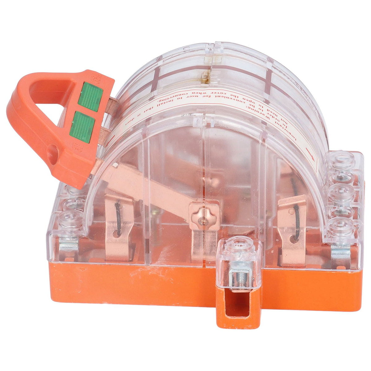 3 Pole Knife Switch Anti Electrical Shock Good Contact 63A AC380V Safety Knife Switch with LED Indicator for Generator