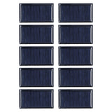 10pcs Small Solar Cell Weather Resistant DIY Solar Panel Module for Science Projects Toy Light 0.15W 5V