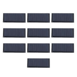 10pcs Small Solar Cell Weather Resistant DIY Solar Panel Module for Science Projects Toy Light 0.15W 5V - Front View
