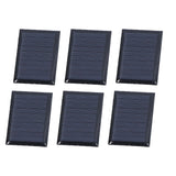 10pcs Small Solar Cell Weather Resistant DIY Solar Panel Module for Science Projects Toy Light 0.15W 5V - Top-Down View
