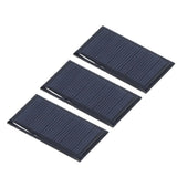 10pcs Small Solar Cell Weather Resistant DIY Solar Panel Module for Science Projects Toy Light 0.15W 5V - 45-Degree Angle