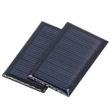 10pcs Small Solar Cell Weather Resistant DIY Solar Panel Module for Science Projects Toy Light 0.15W 5V