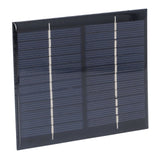 Solar Panel Waterproof 1.5W 12V DIY Solar Panel for Solar Toys/Lights/Displays Scientific Projects - 45-Degree Angle