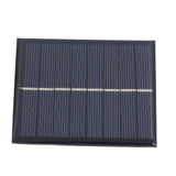 1W 4V Solar Panels High Efficiency Polysilicon Rechargeable 1.2V 2 AA Recharge Battery for Home Lighting Battery Charge - Front View